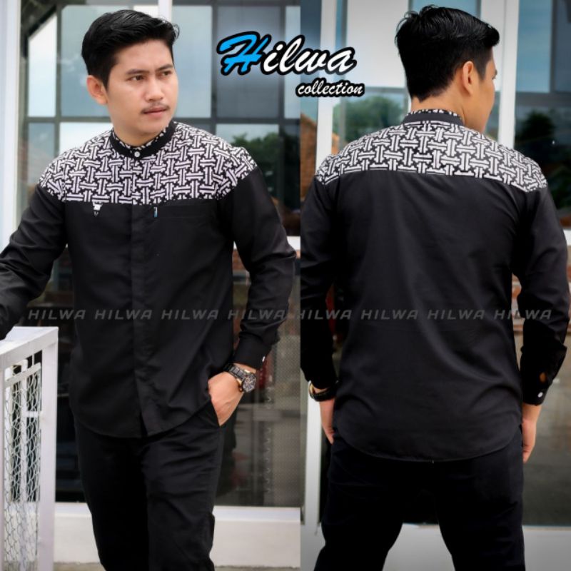 koko hilwa collection//koko elrumi pekalongan//koko pria dewasa//baju koko terbaru azzahir