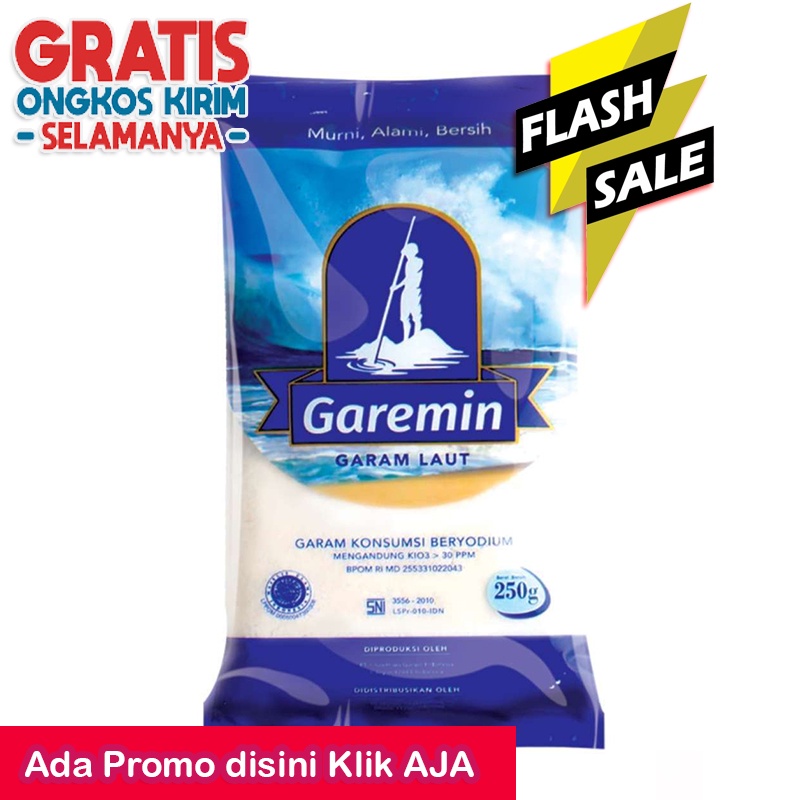 

GAREMIN GARAM LAUT ALAMI NATURAL SEA SALT 250GR