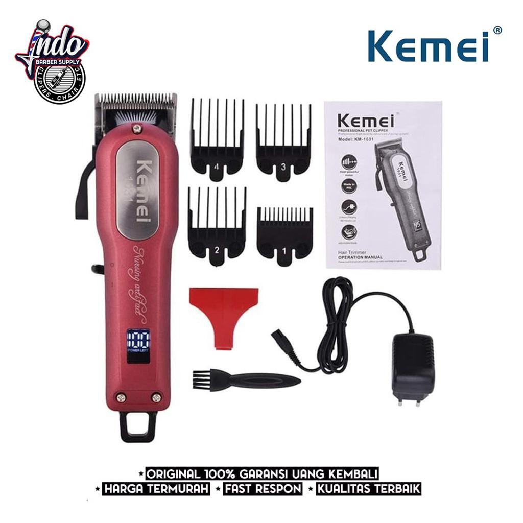 Kemei KM-1031 Hair Clipper Rechargeable Lithium KM 1031 Original