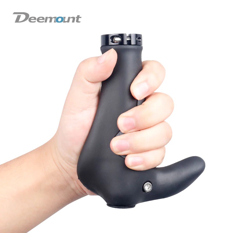 G5U Deemount Grip Gagang Sepeda Ergonomic Handlebar Rubber - Bpg-111 - Black Or-i