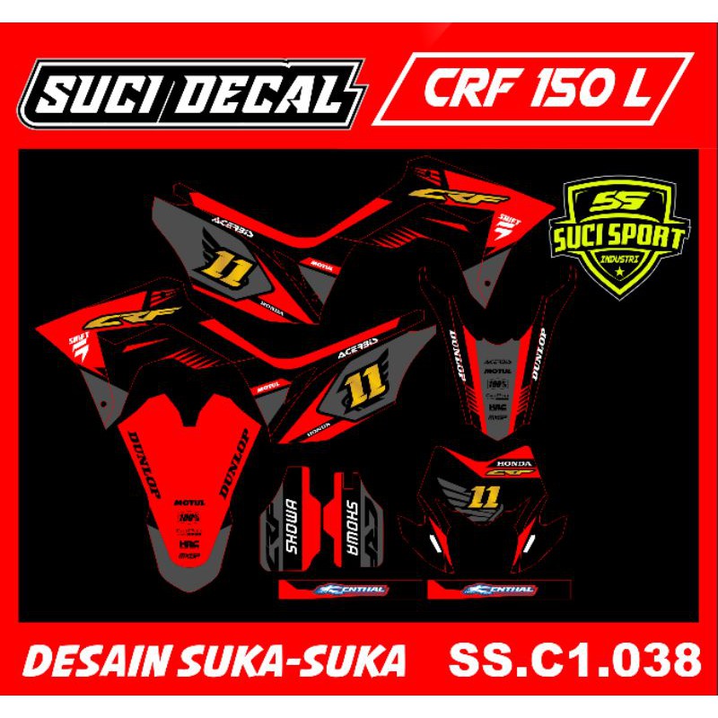 DECAL CRF 150 L NEW 2021