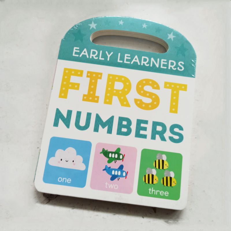 Buku belajar anak Early learners : first numbers book buku import