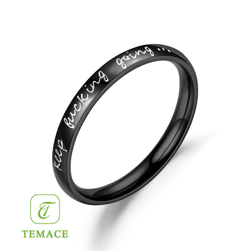 Cincin Couple Titanium ANTI KARAT SELAMANYA DA CT115 (SATUAN)