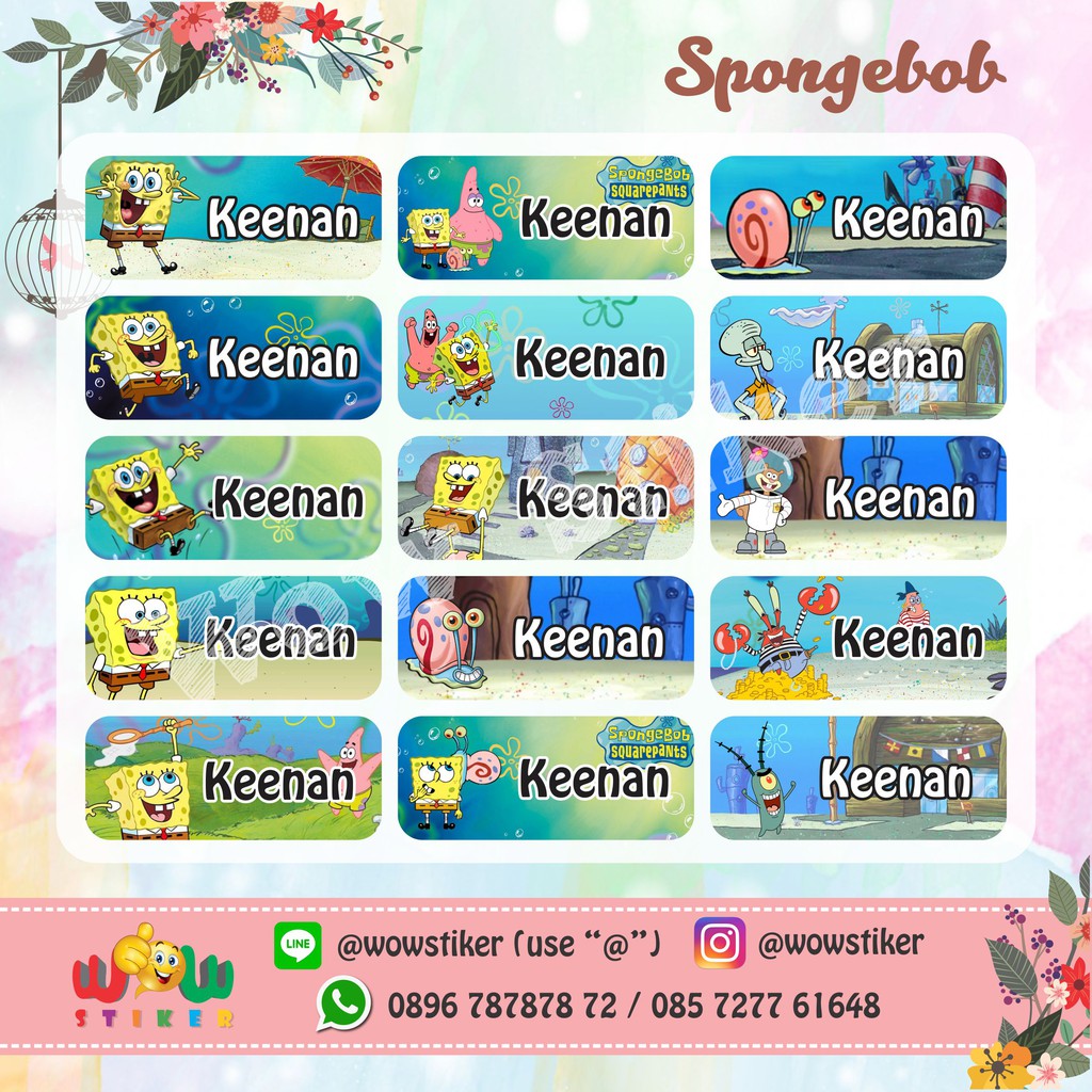 33 Koleksi Stiker  Wa  Lucu Spongebob  Terbaru Postwallpap3r