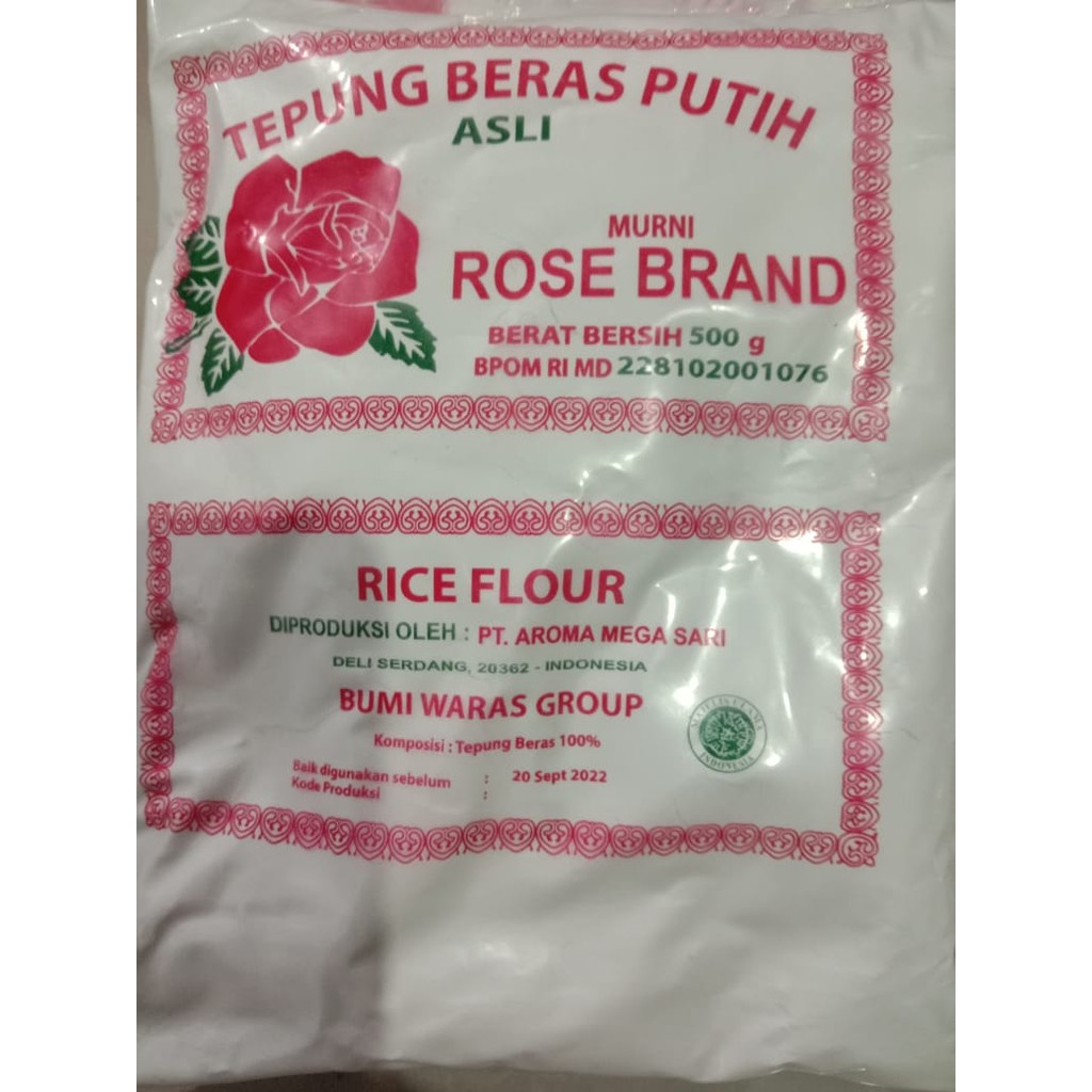 

Rose Brand Tepung Beras Putih 500 gr