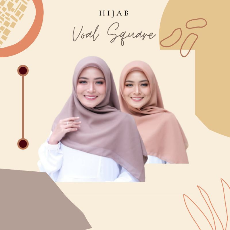 Voal Square // Kerudung Voal