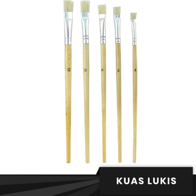 

Termantab] KUAS LUKIS / KUAS CAT / KUAS LUKIS NO 6, 8,12 / KUAS LUKIS MAXI