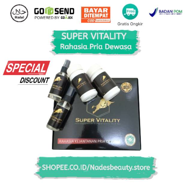 Penambah Stamina/Super Vitality Original - Stamina Pria