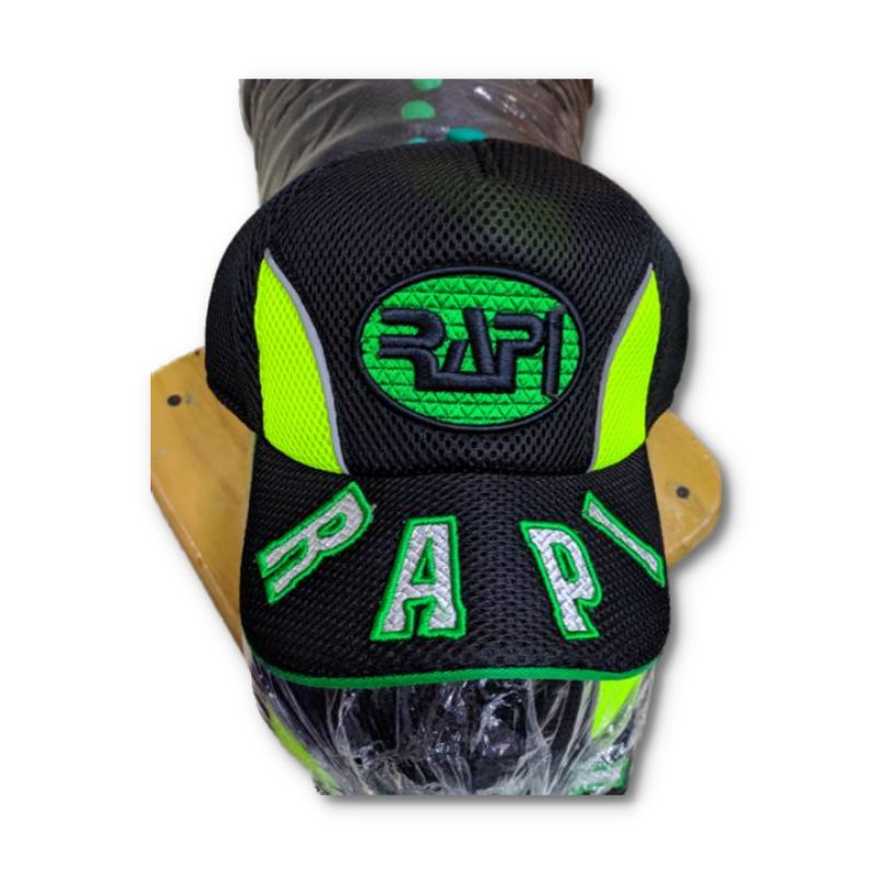 TOPI JARING LOGO RAPI/TOPI JARING RAPI/topi pria