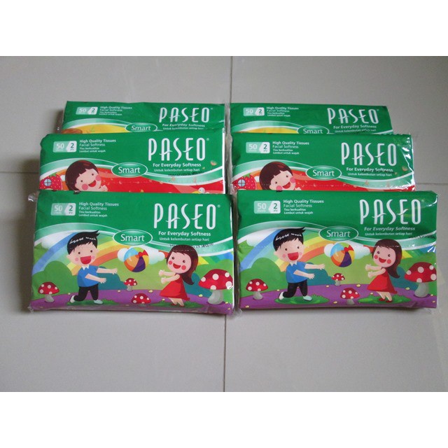 Paseo Smart Facial Travel Pack 50 Sheet