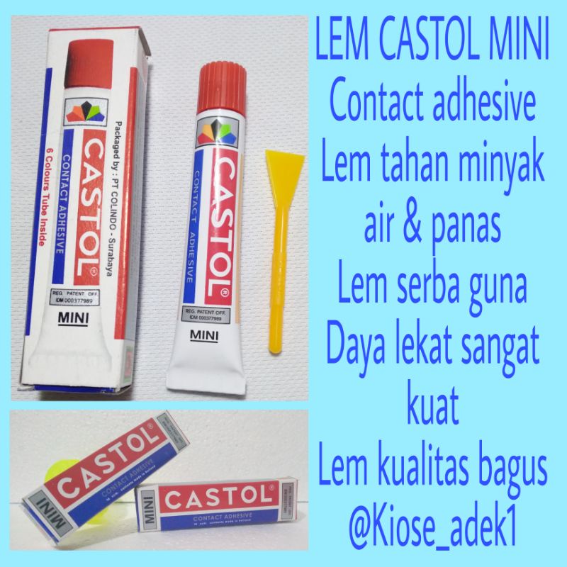 

lem castol mini.. lem castol kecil... lem castol