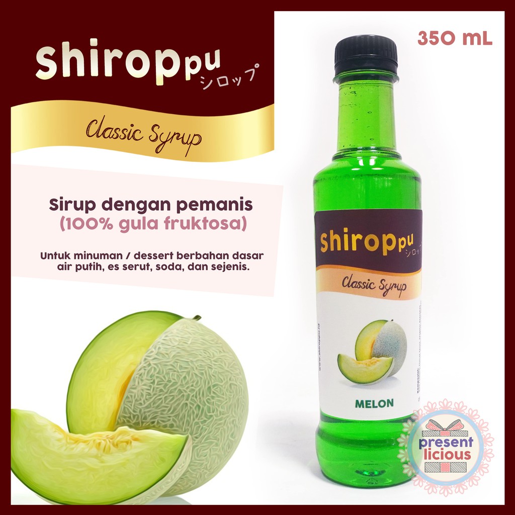 

Melon | Shiroppu Classic Syrup 350 mL | Sirup Manis