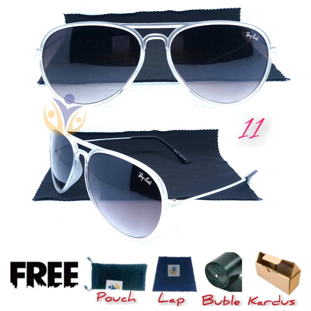 Kacamata hitam gradasi model Aviator Uv protection