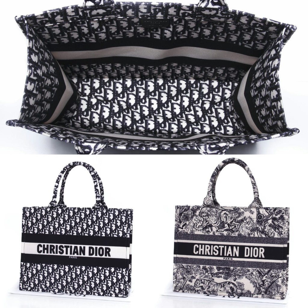 SUPPLIER TAS BRANDED Tas Dior Book Tote Embroidered Small Seprem 6606-2