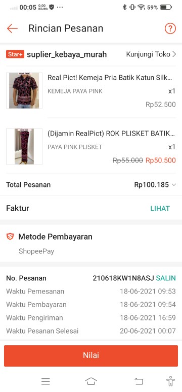 Real Pict! Kemeja Pria Batik Katun Silk Prada Motif Mengkilat Best Seller (14 Motif) Pasti