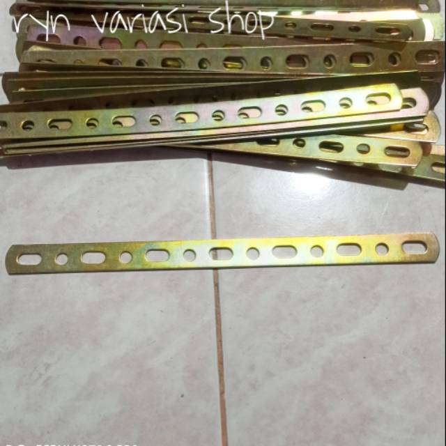 Besi Plat Bolong Lobang Universal breket besi plat bolong plat besi lubang breket spakbor