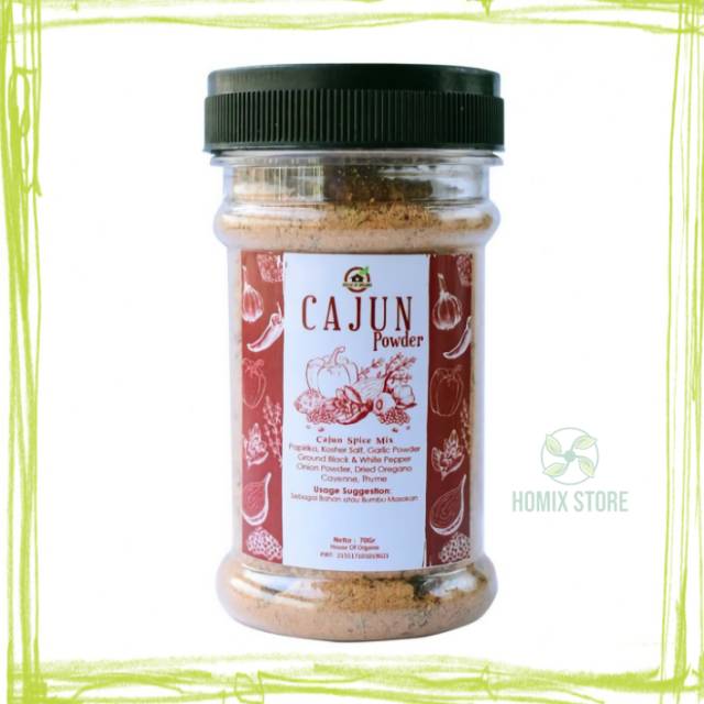 

CAJUN SEASONING SPICE CAJUN POWDER BUMBU DAPUR BUMBU MASAKAN BUMBU INSTAN 70gr