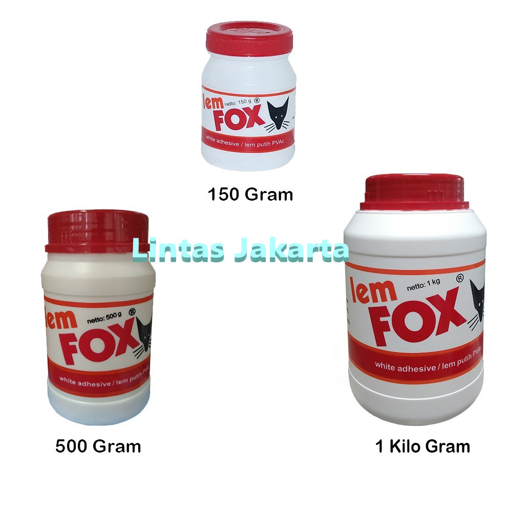 Lem Kayu Putih  1 kg Merk FOX