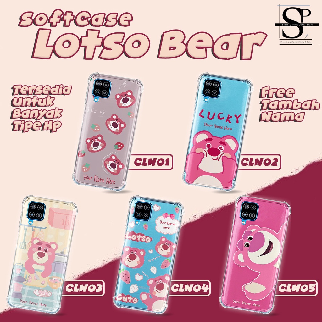 Softcase Lotso Bear For Iphone 6 7 8 PLUS X XS MAX XR 11 PRO MAX