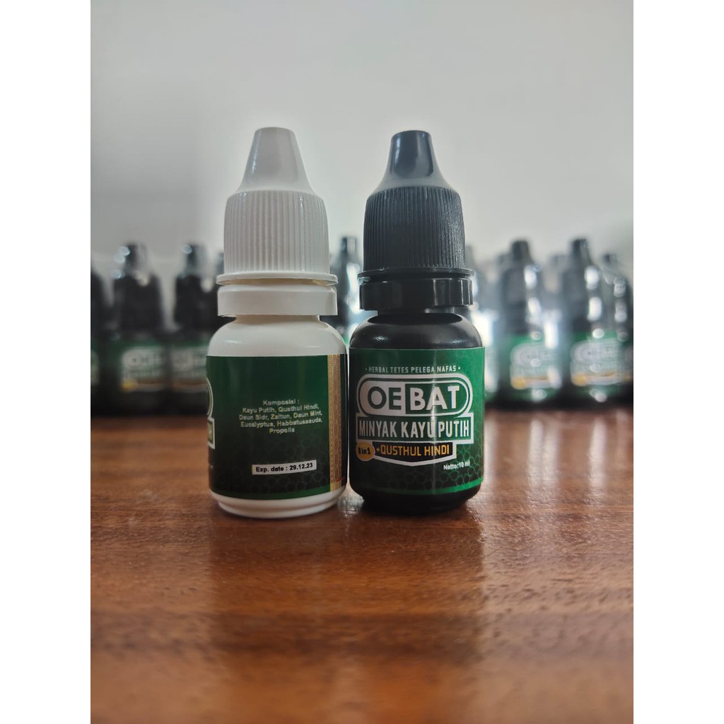 oebat MINYAK KAYU PUTIH + QUSTHUL HINDI Herbal Tetes Pelega Sesak Nafas-3