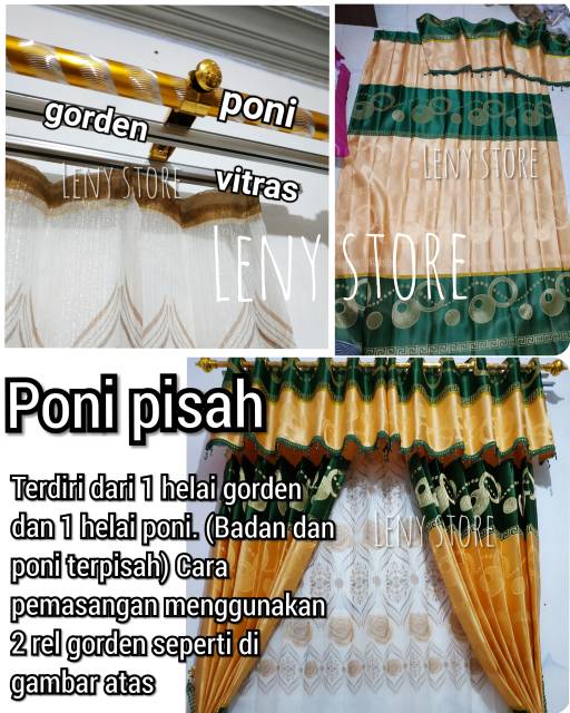 ❤ LENYS ❤ gorden prada/korden jendela rumah/horden/korden/hordeng/prada/rumah/jendela