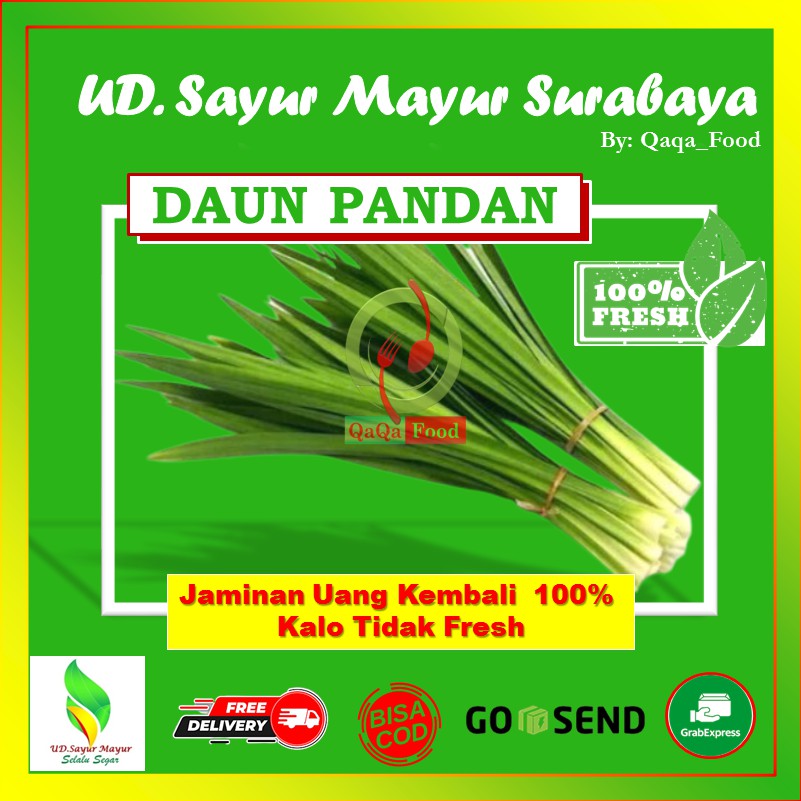 

Daun Pandan Segar Fresh murah 1 ikat - UD028