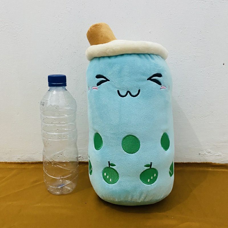 0Boneka Boba Cangkir Milk Tea Bahan Yelvo Tinggi 35cm Berlabel SNI