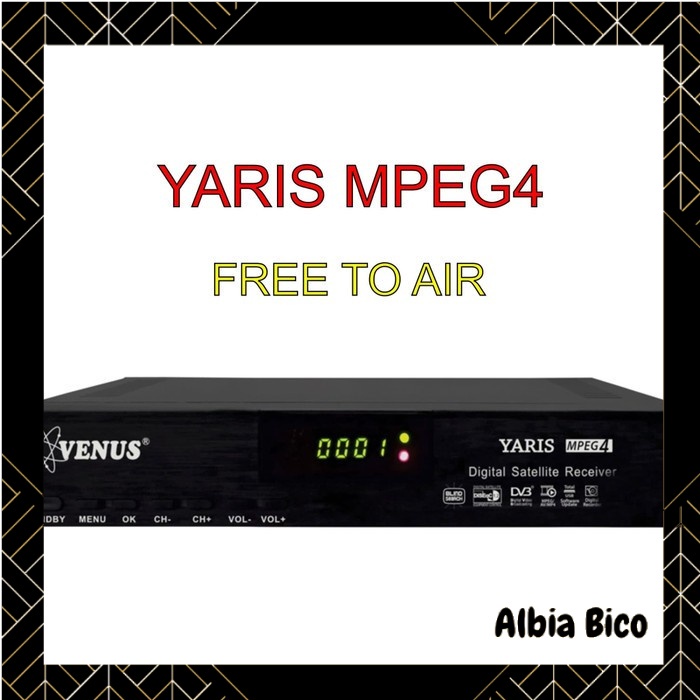 Receiver Parabola Venus Mpeg4 Kualitas Hd Garansi 1 Tahun