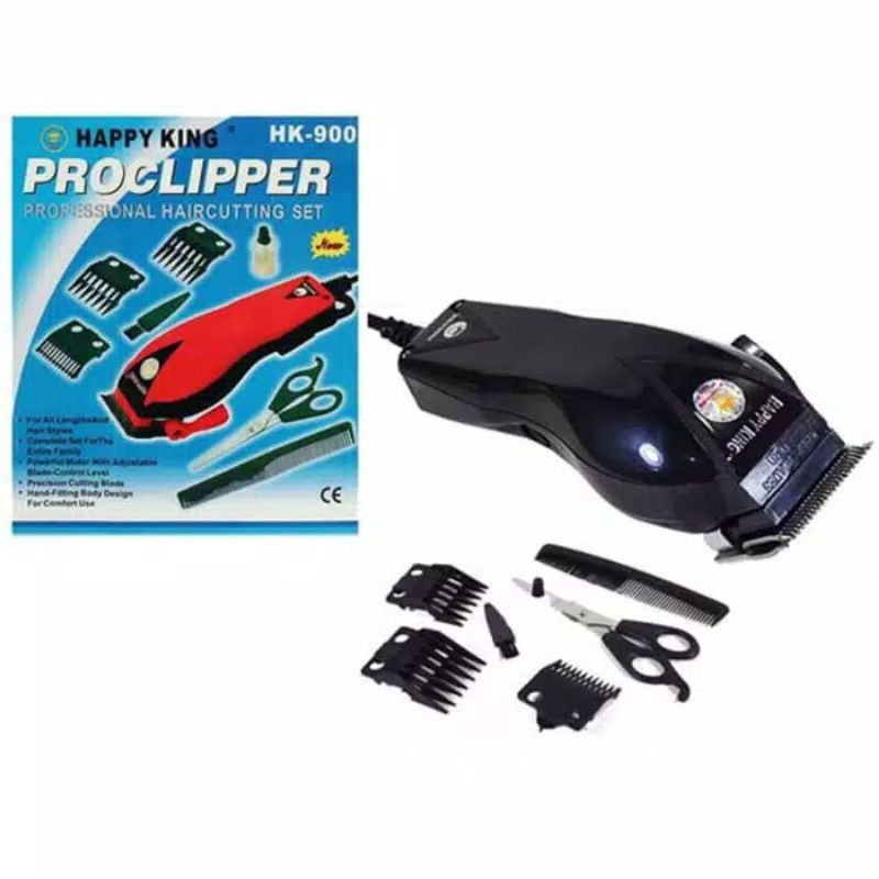 Hair Clipper Professional - Alat Mesin Cukur Rambut HK-900 - Heppy King // Cukuran Clipper Hk-900