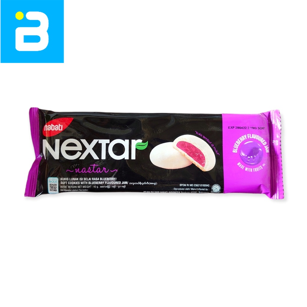 

Nabati Nextar Nastar Blueberry Jam 40 G