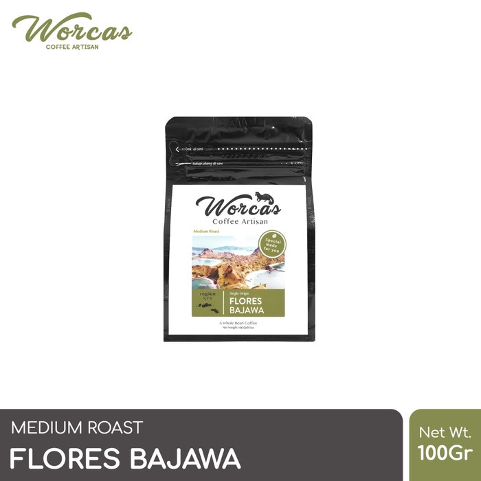 

vf0100f Kopi Arabica Flores Bajawa 100 Gram Medium Roast (Biji/Bubuk) - Kopi Biji Ds20X11