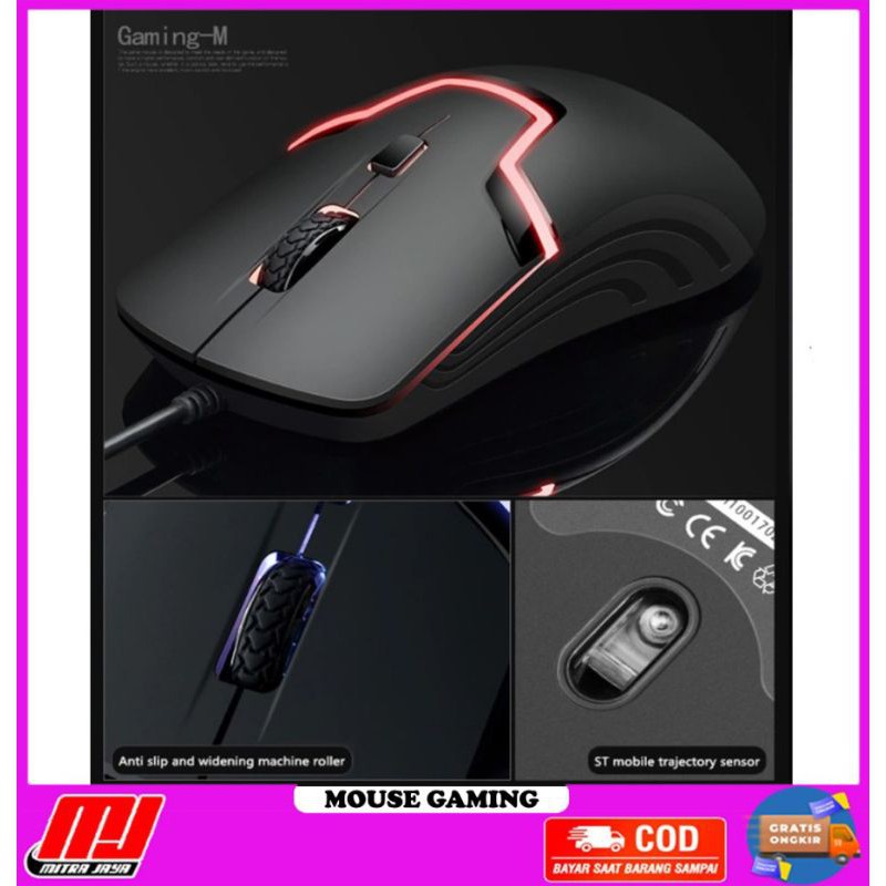 Mouse Gaming USB HP M100 Optical Sensor High DPI