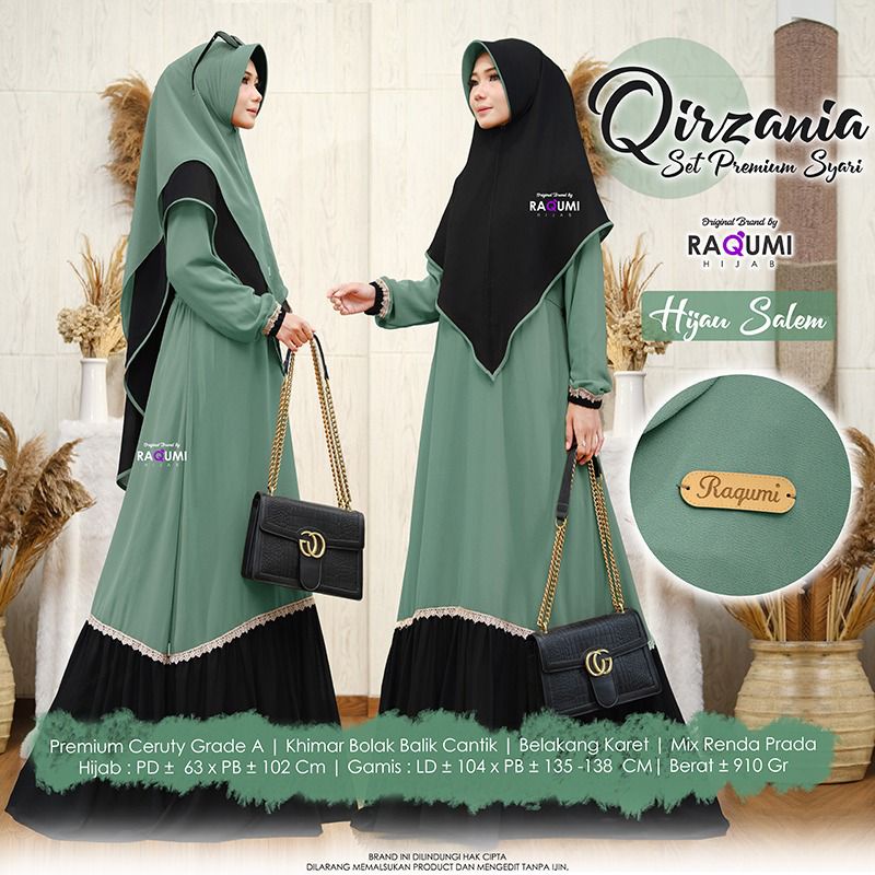 QIRZANIA SET PREMIUM SYARI BY RAQUMI ORI