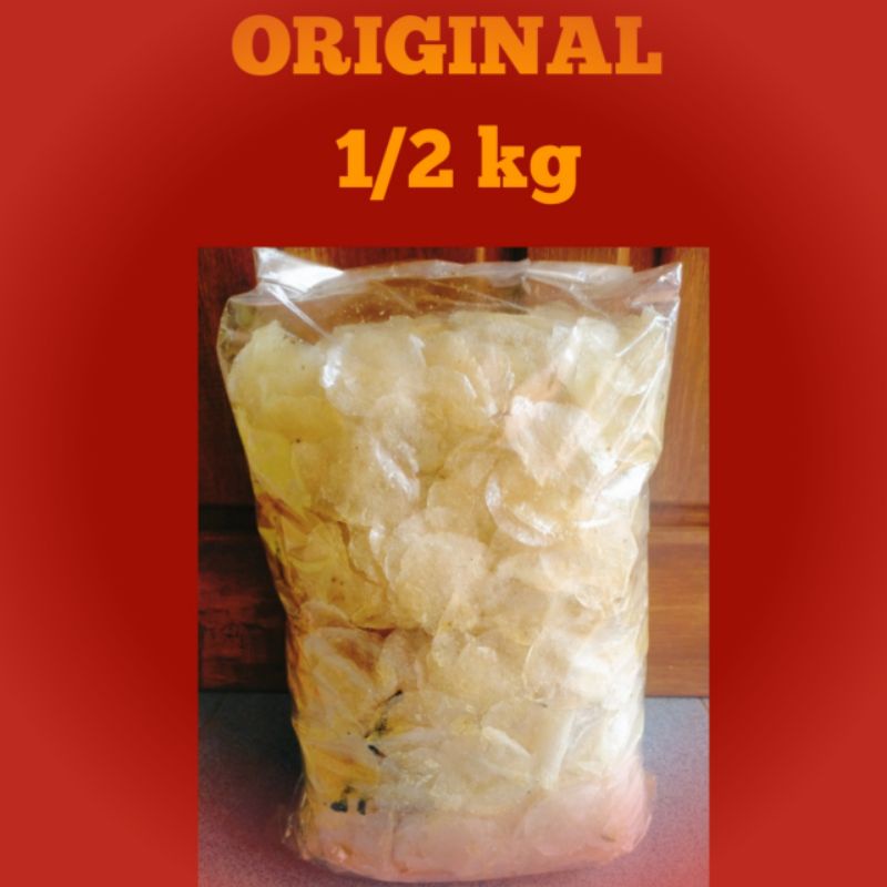 Jual Keripik Kaca 1 2 Kg Kripca Original Daun Jeruk Shopee Indonesia