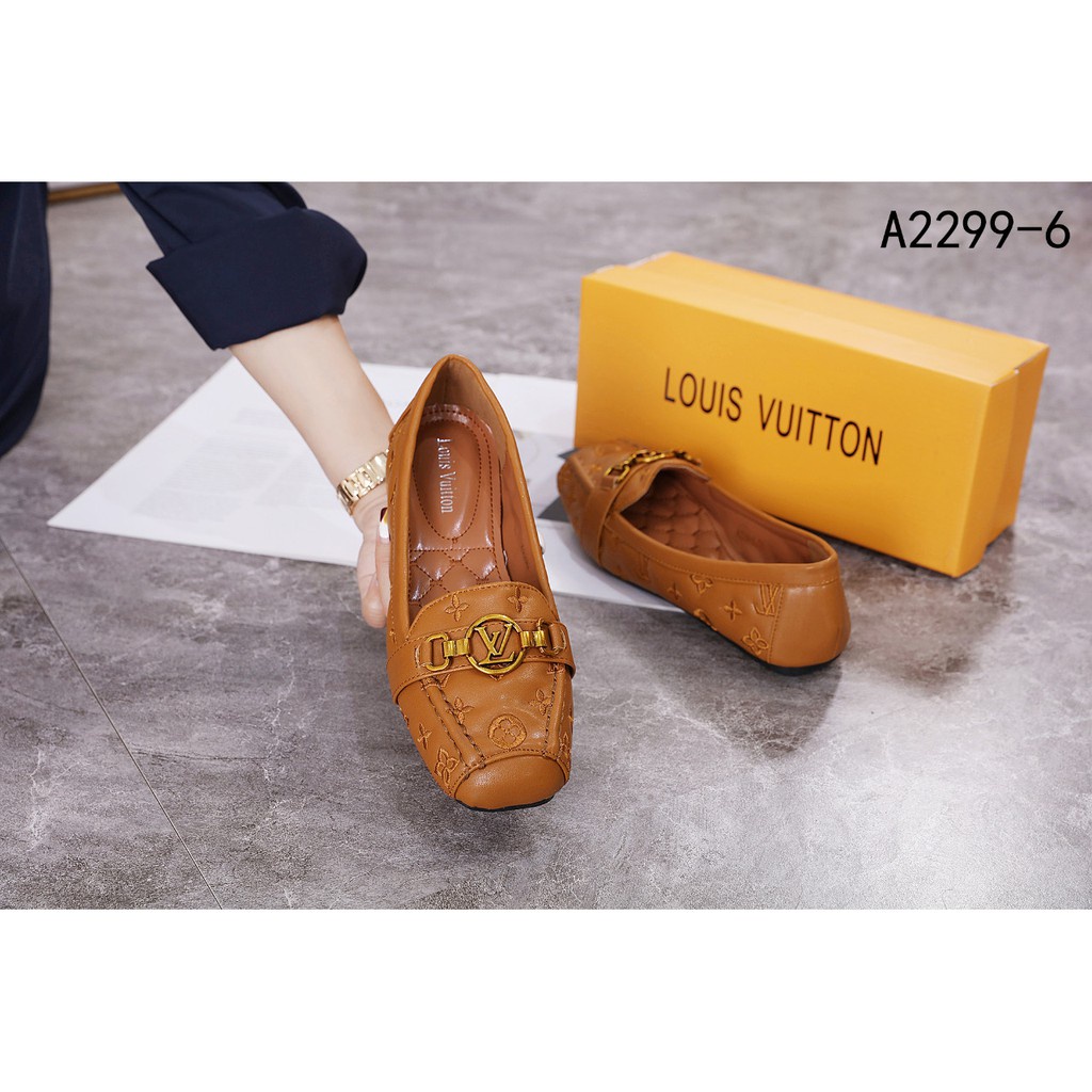 Leather Loafers Flat A2299-6