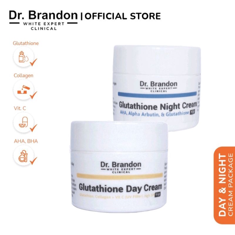 Dr.Brandon Glutathione Day &amp; Night Cream 15gr