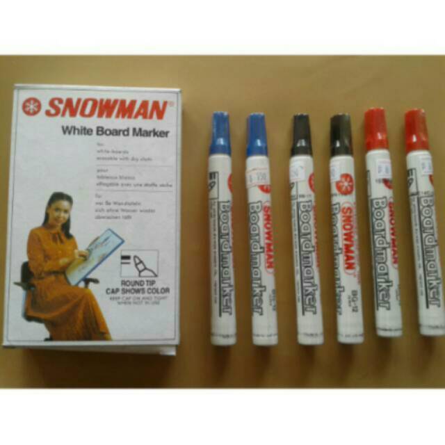 

Spidol snowman white board marker