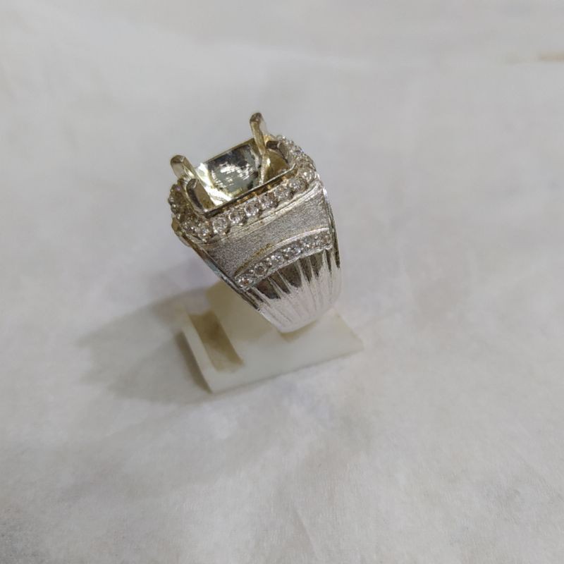 CINCIN EMBAN RING PERAK925 ASLI HANDMADE SIRCON KOMBINASI DOF