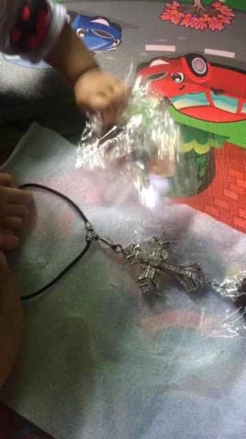 Gantungan Kaca Spion Dengan Hiasan Berlian Buatan Dan Gambar Salib Yesus Untuk Dekorasi Rumah