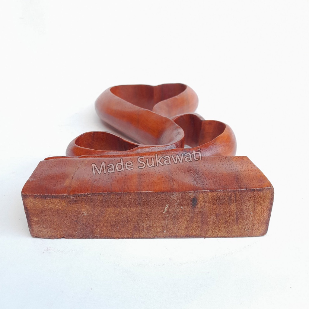 Kerajinan tangan patung kayu Love 30cm hiasan dekorasi