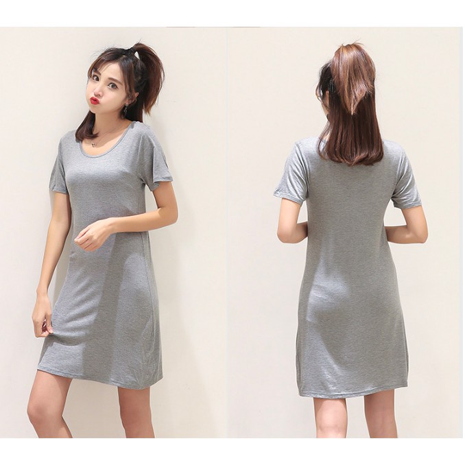 Mini Dress Lengan Pendek / Dress Sporty terlaris murah