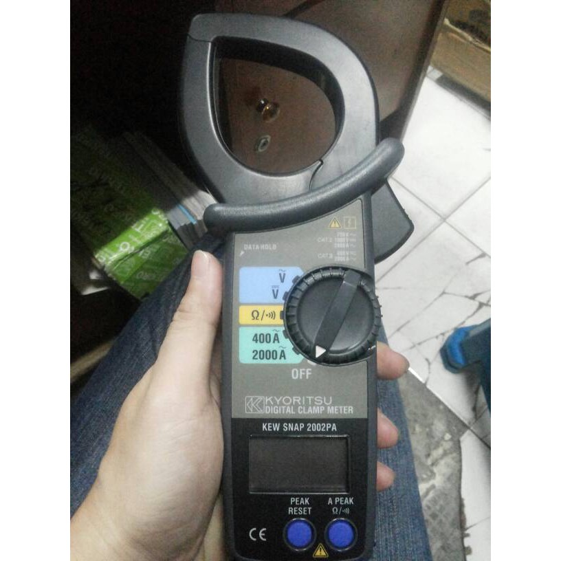 NEW DIGITAL CLAMP METER KYORITSU 2002 PA / TANG AMPERE 2002PA Murah