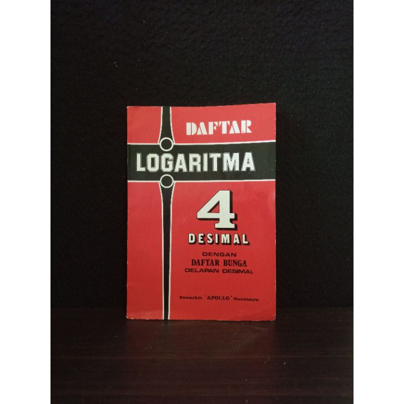 

Daftar logaritma 4 desimal dengan daftar bunga delapan desimal