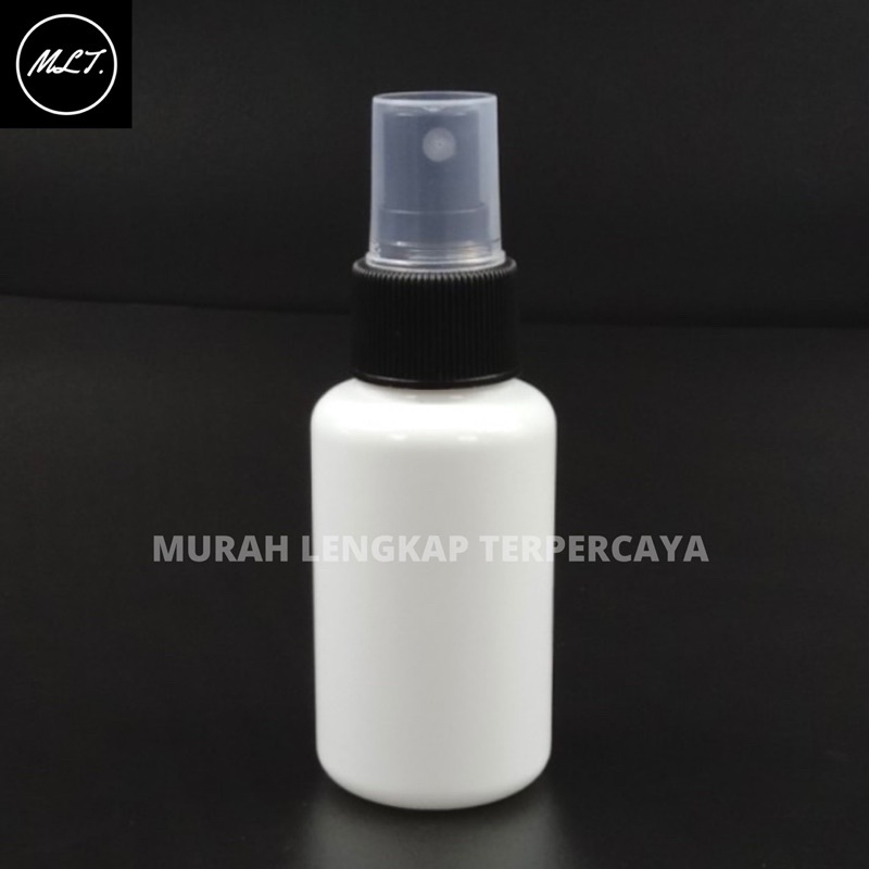 BOTOL TUBULAR 70 ML 60ML SPRAY PUTIH HITAM NATURAL / BOTOL SPRAY 60 ML 70ML TUBULAR PUTIH GLOSSY PET MENGKILAT SEMPROT SPRAYER