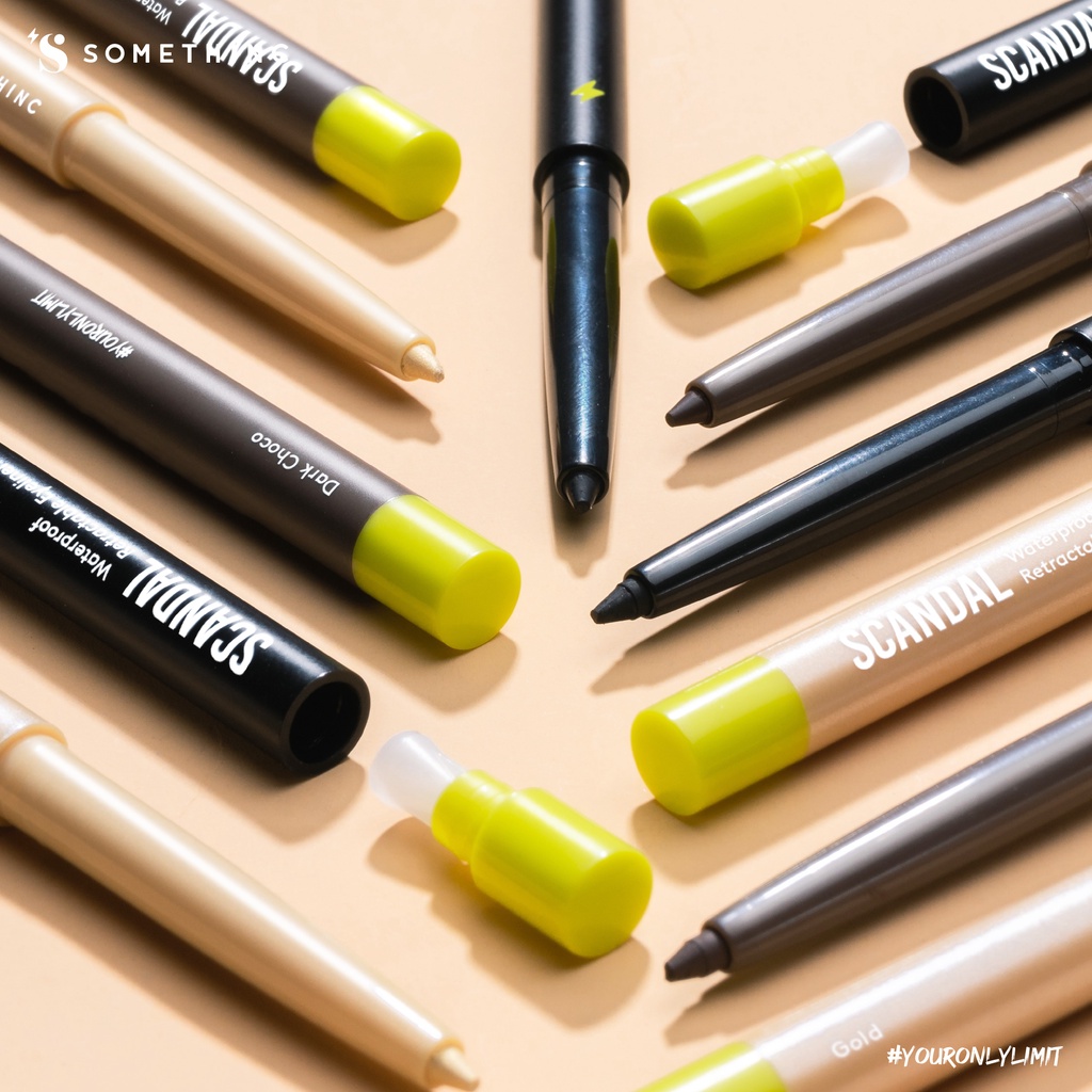 SOMETHINC SCANDAL Waterproof Retractable Eyeliner - Eyeliner Pensil