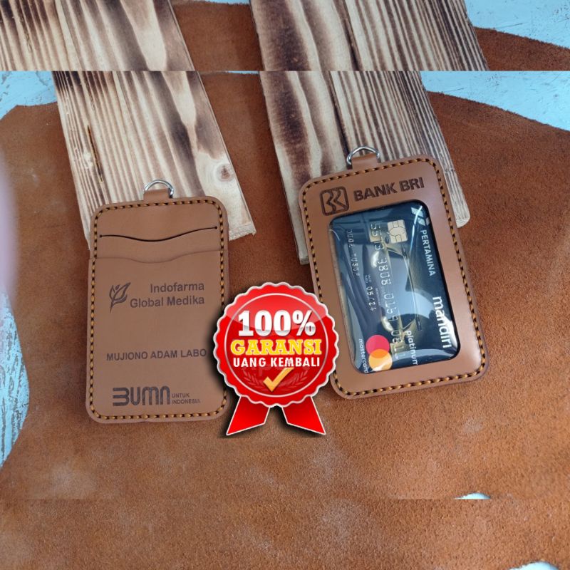 

Terlaris ✨ - NAME TAG BANK BRI / ID CARD HOLDER FREE CUSTOM NAME TAG KULIT LOGO BANK BRI3.1.23