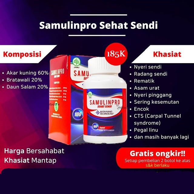 Obat Nyeri Sendi Lutut Radang Sendi Rematik Walatra Sehat Sendi Asli Samulinpro Shopee Indonesia