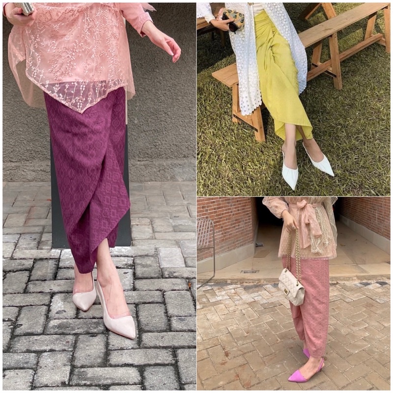 JALEELA - FARAH SKIRT - ( ROK LILIT / WRAP SKIRT / BATIK )