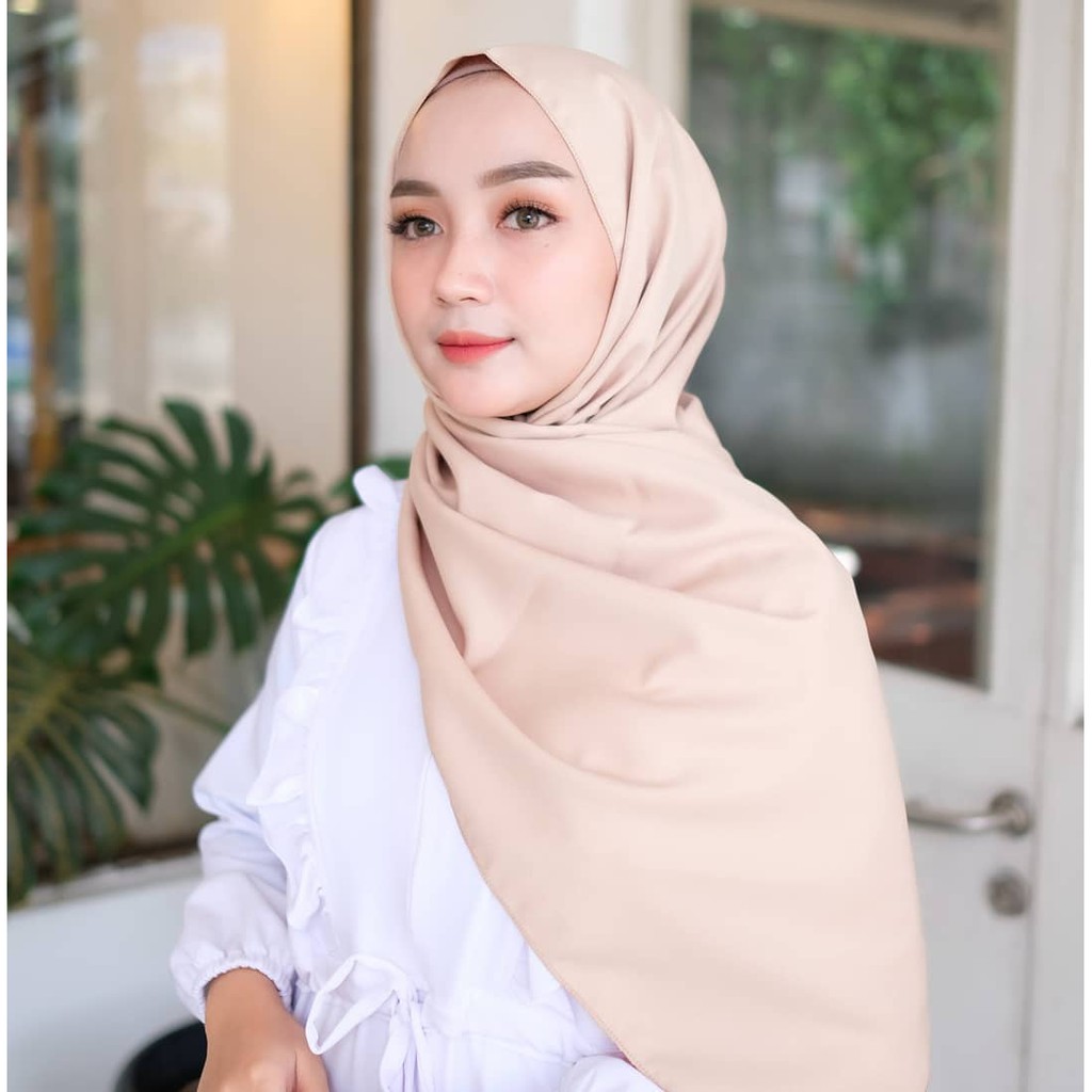 Pashmina Diamond 200x75 II Hijab Pashmina Jumbo-CREAM