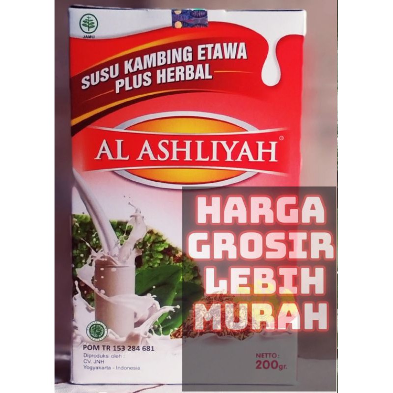 

[bpom] susu kambing etawa plus herbal al ashliyah